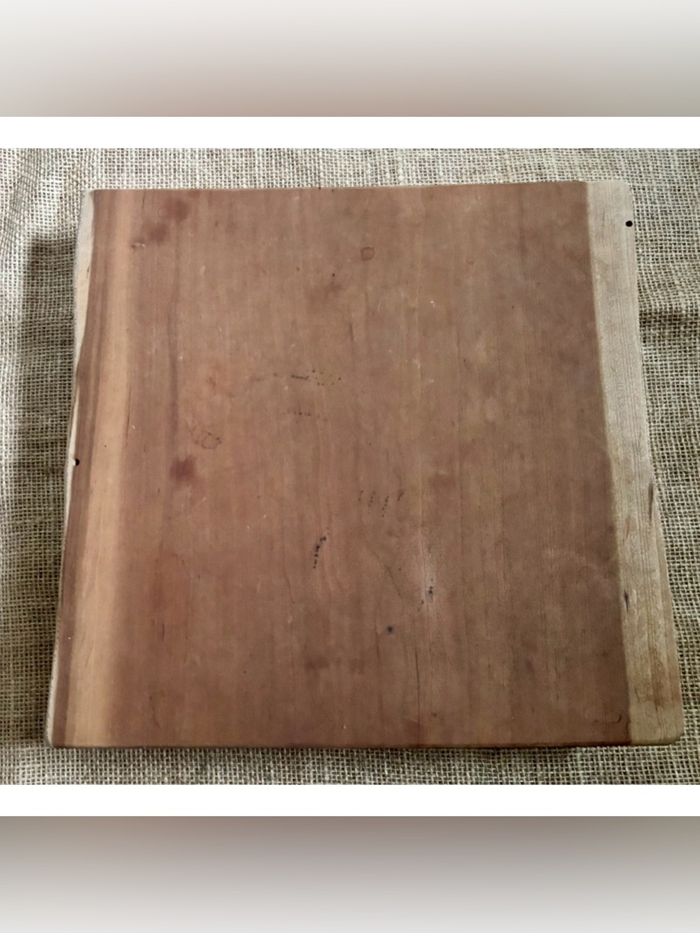 Handmade Cherry And Maple Wood Tray Pedestal Board Rustic Farmhouse Cottagecore